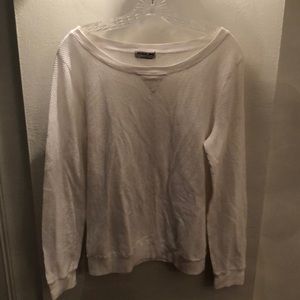 Michael Stars Long Sleeve Crochet Top Coverup